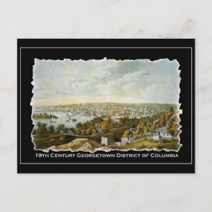 Aussicht auf Georgetown, Washington DC Postkarte