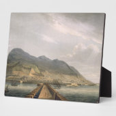 Aussicht auf Gibraltar, graviert von Thomas Suther Fotoplatte (Seite)