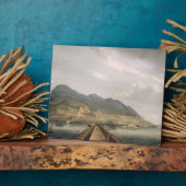 Aussicht auf Gibraltar, graviert von Thomas Suther Fotoplatte (Seite)