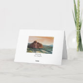 Aussicht auf Glasshouse Mountains Ankündigung (Rückseite)