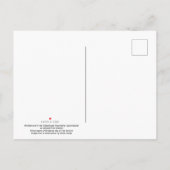 Aussicht auf Glasshouse Mountains Ankündigungspostkarte (Rückseite)