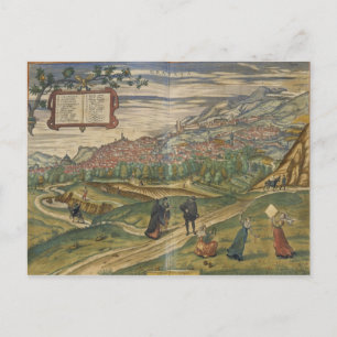 Aussicht auf Granada Postkarte