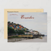 Aussicht auf Guaiaquil Ecuador Postkarte (Vorne/Hinten)