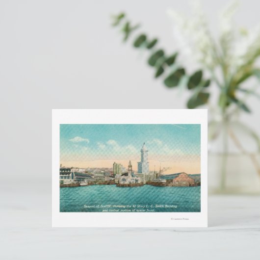 Aussicht auf Hafen und Smith Postkarte (Stehend Vorderseite)