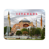 Aussicht auf Hagia Sophia. (Hagia Sophia Museum). Magnet (Horizontal)