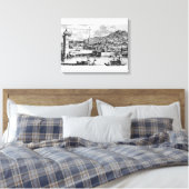 Aussicht auf Havanna Leinwanddruck (Insitu (Schlafzimmer))