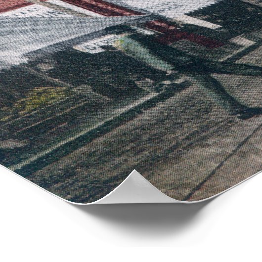 Aussicht auf Holly StreetBellingham, WA Poster (Ecke)