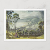 Aussicht auf Honfleur, aus "Sicht auf die Seine", Postkarte (Vorderseite)