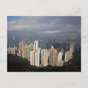 Aussicht auf Hongkong von der Spitze Postkarte