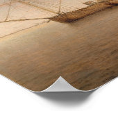 Aussicht auf Hoorn - Abraham de Verwer Kunstgewerb Poster (Ecke)