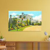 Aussicht auf Hoover Zuhause, Stanford U Campus Leinwanddruck (Insitu (Wohnzimmer))