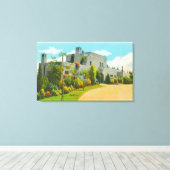 Aussicht auf Hoover Zuhause, Stanford U Campus Leinwanddruck (Insitu (Holzboden))