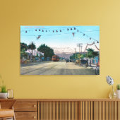 Aussicht auf Idora Park von StreetOakland, CA Leinwanddruck (Insitu (Wohnzimmer))