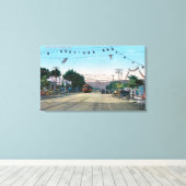 Aussicht auf Idora Park von StreetOakland, CA Leinwanddruck (Insitu (Holzboden))