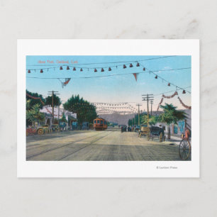 Aussicht auf Idora Park von StreetOakland, CA Postkarte