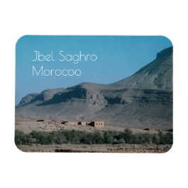 Aussicht auf Ighzoun und Berg, Marokko Magnet