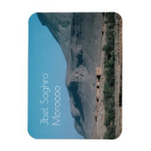 Aussicht auf Ighzoun und Berg, Marokko Magnet (Vertikal)