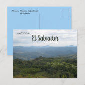 Aussicht auf Ilobasco, Cabañas El Salvador Postkarte (Vorne/Hinten)