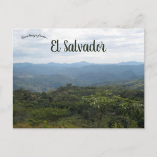 Aussicht auf Ilobasco, Cabañas El Salvador Postkarte