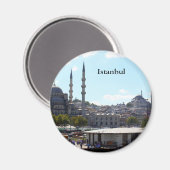 Aussicht auf Istanbul Magnet (Vorderseite/Rückseite)