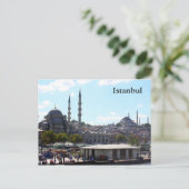 Aussicht auf Istanbul Postkarte (Stehend Vorderseite)