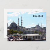 Aussicht auf Istanbul Postkarte (Vorne/Hinten)