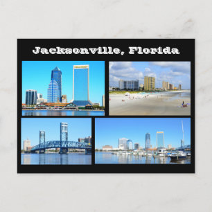 Aussicht auf Jacksonville. Florida Postcard Postkarte