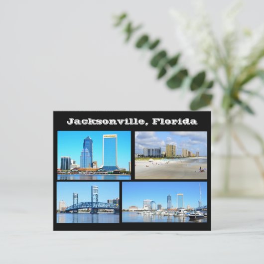Aussicht auf Jacksonville. Florida Postcard Postkarte (Stehend Vorderseite)
