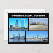 Aussicht auf Jacksonville. Florida Postcard Postkarte (Vorne/Hinten)