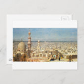 Aussicht auf Kairo von Jean-Leon Gerome Postkarte (Vorne/Hinten)
