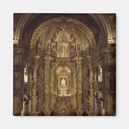 Aussicht auf Kapelle und hohe Altar Magnet (Vorne)