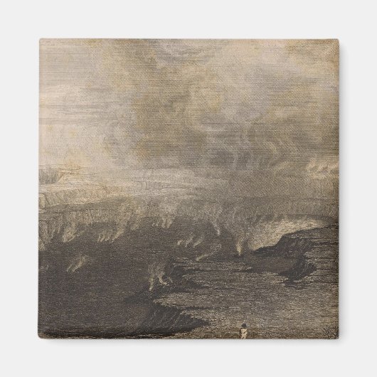 Aussicht auf Kilauea, Hawaii Magnet (Vorne)