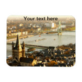 Aussicht auf Köln vom Foto der Kathedrale Magnet (Horizontal)