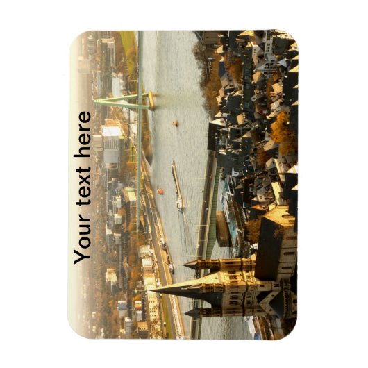 Aussicht auf Köln vom Foto der Kathedrale Magnet (Vertikal)