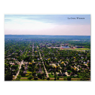 Aussicht auf La Crosse Fotodruck