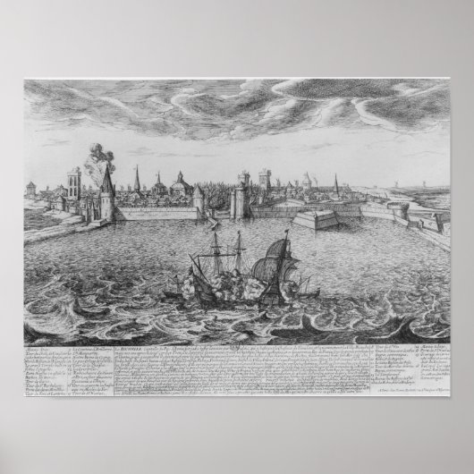 Aussicht auf La Rochelle Poster (Vorne)