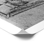 Aussicht auf La Rochelle, signiert von Jollain (Gr Poster (Ecke)