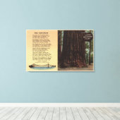 Aussicht auf Lanes - Redwood-Wohnung Leinwanddruck (Insitu (Holzboden))