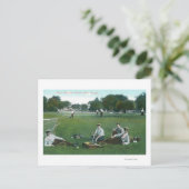 Aussicht auf Lincoln Park Tennis GroundsChicago, I Postkarte (Stehend Vorderseite)