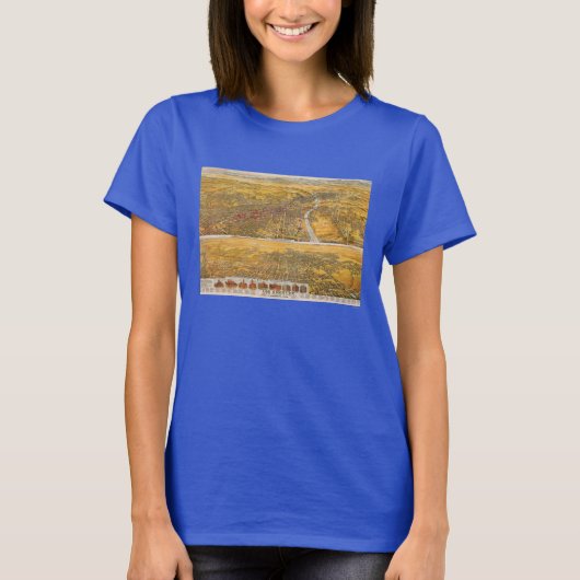 Aussicht auf Los Angeles, 1894 T-Shirt (Vorderseite)