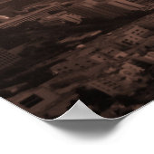Aussicht auf Los Angeles Poster (Ecke)