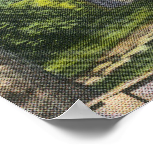 Aussicht auf Louisa May Alcott House Poster (Ecke)