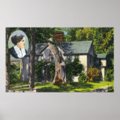 Aussicht auf Louisa May Alcott House Poster (Vorne)