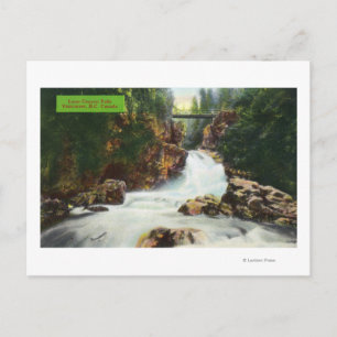 Aussicht auf Lynn Canyon Falls Postkarte