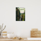 Aussicht auf Lynn Canyon Hängebrücke Poster (Küche)