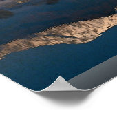 Aussicht auf Macchapuchach über Pokhara-See, Pokha Poster (Ecke)