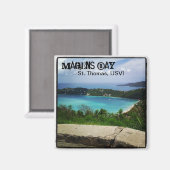 Aussicht auf Magens Bay, St. Thomas, USVI Magnet (Vorderseite/Rückseite)