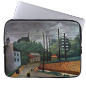 Aussicht auf Malakoff von Henri Rousseau, Vintage Laptopschutzhülle (Vorderseite)