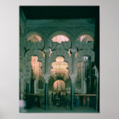 Aussicht auf Maqsura und Mihrab Poster (Vorne)