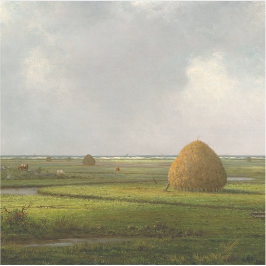 Aussicht auf Marshfield, 1876 von Martin Johnson H Aufkleber (Vorderseite)